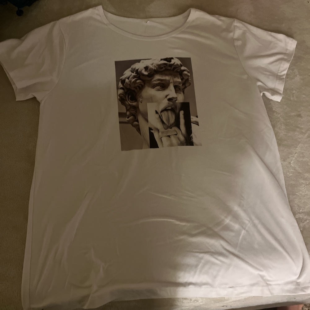 White Shirt with Symbol